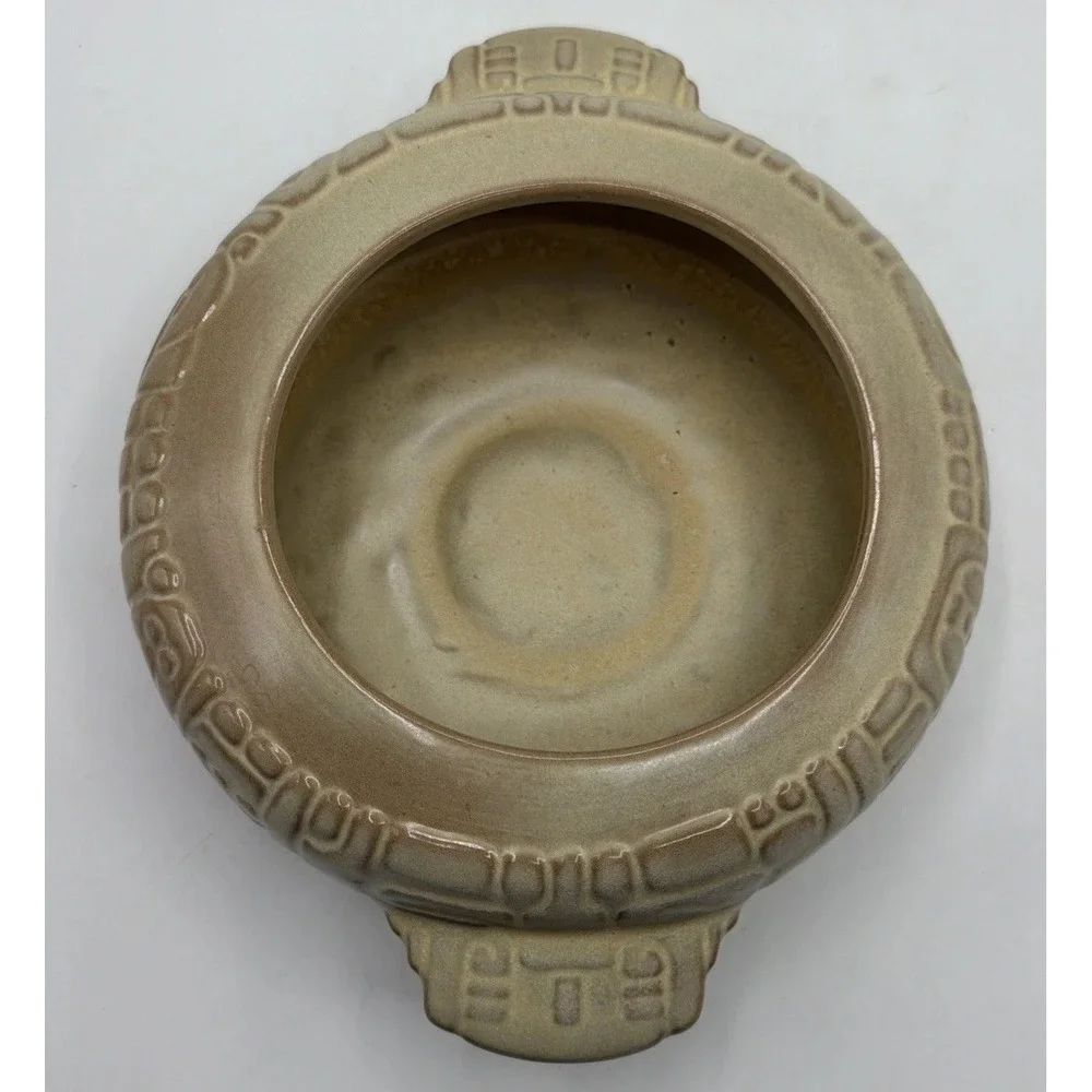 Frankoma Aztec Mayan Desert gold casserole dish # 7V. Excellent Condition